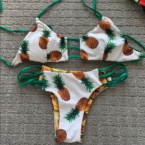 Reversible Pineapple Bikini